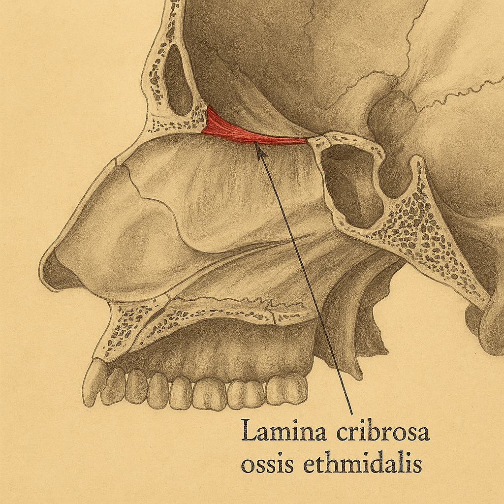Lamina Cribrosa Ossis Ethmoidalis T pac 
