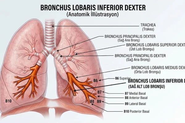 Bronchus Lobaris İnferior Dexter