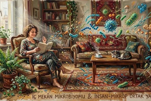 Ev Ekosisteminin Gizli Yüzleri: İç Mekân Mikrobiyomunun Ekolojik Determinantları ve İnsan-Mikrop Ortak Yaşamı