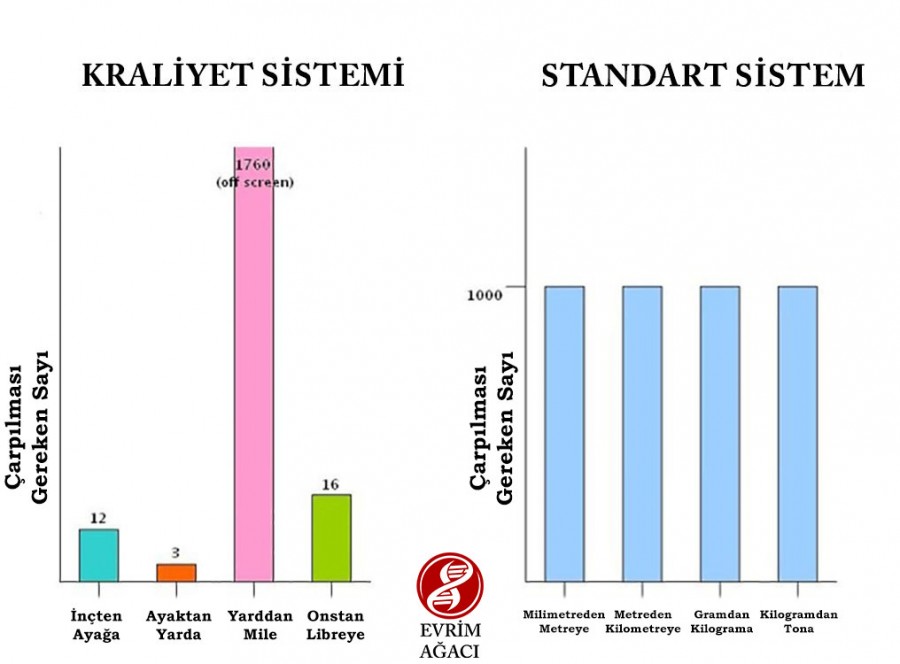 İngilizlerin (ve Amerikalıların) Tuhaf Ölçü Sistemleri ve Standart Sistem (SI)