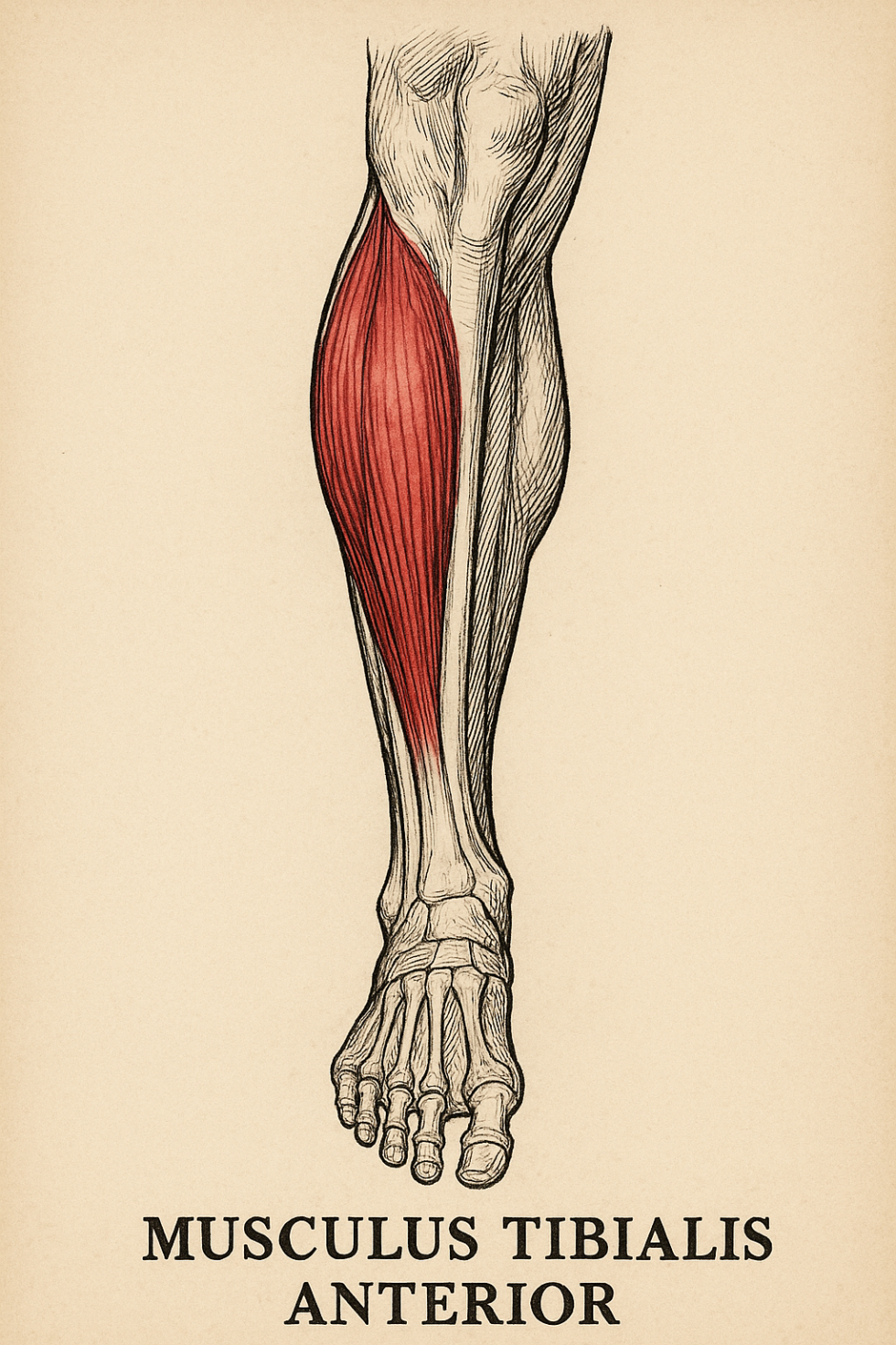 Musculus tibialis anterior – Tıpacı