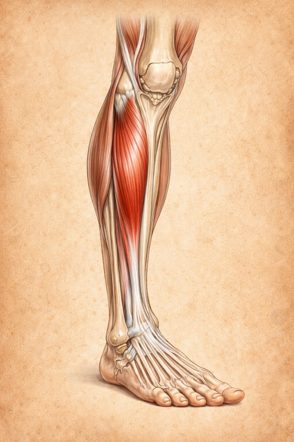 Musculus tibialis anterior – Tıpacı