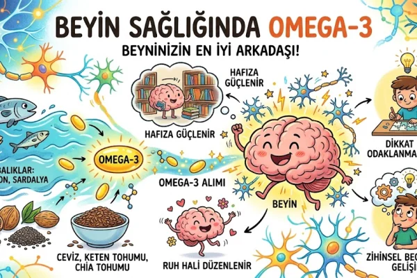BEYİN SAĞLIĞINDA OMEGA-3'ÜN ROLÜ: ERİTROSİT DHA VE EPA KONSANTRASYONLARIYLA BİLİŞSEL PERFORMANS ARASINDAKİ İLİŞKİ