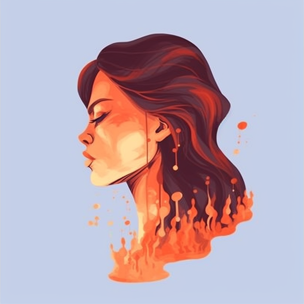 Kadın üreme organlarındaki rahatsızlık veya yanma hissi